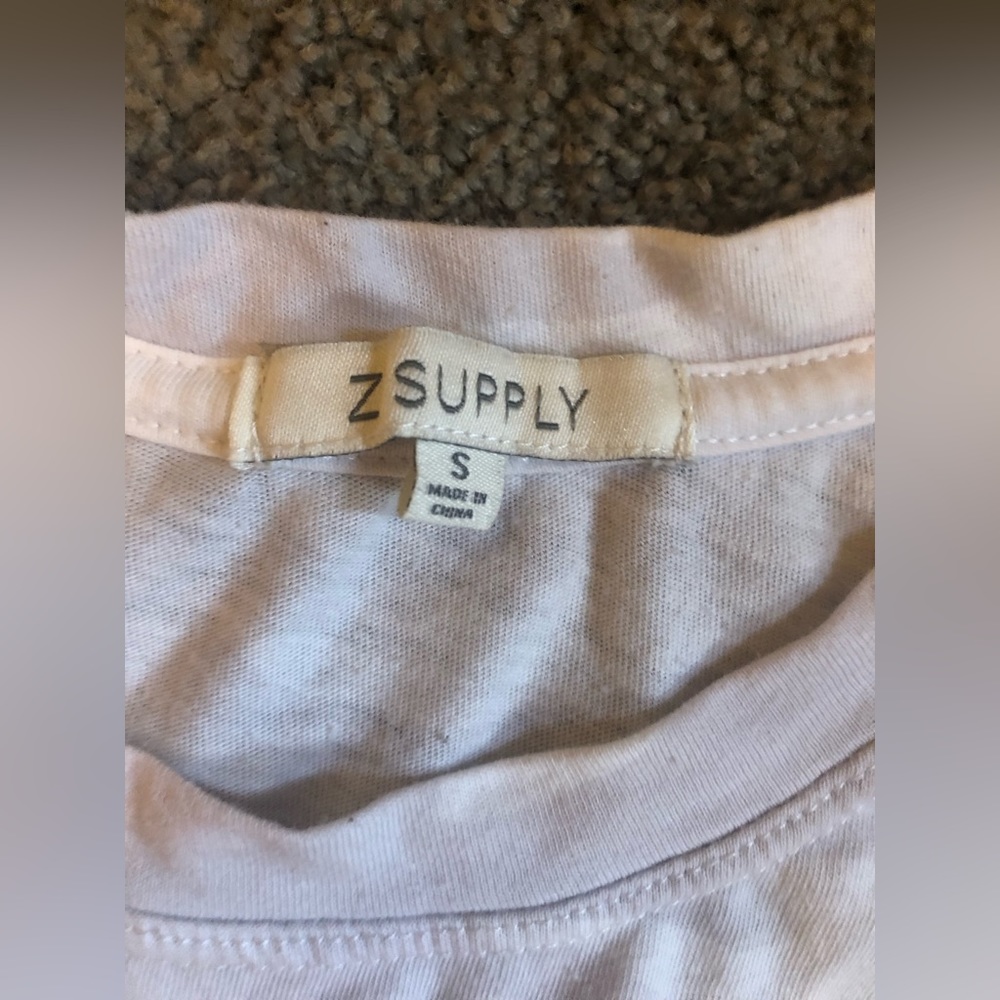White camo Z supply T-shirt